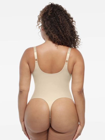 Deep V-Neck Shapewear Bodysuit