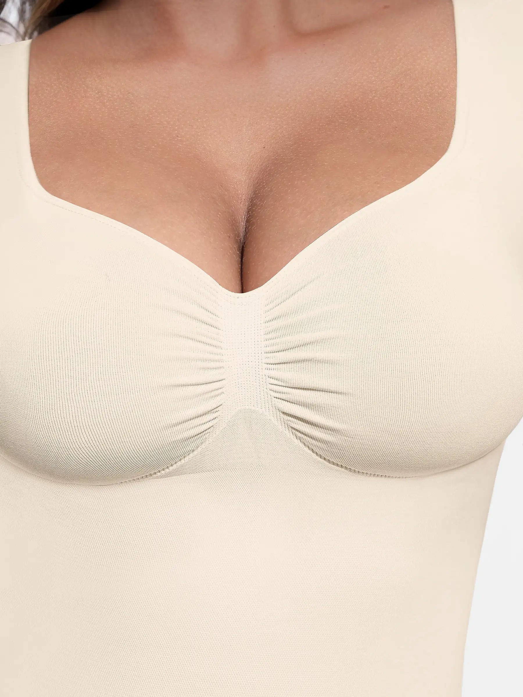 Seamless Long Sleeve Tummy Control Thong Bodysuit