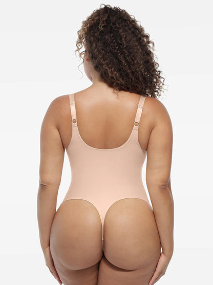 Deep V-Neck Shapewear Bodysuit